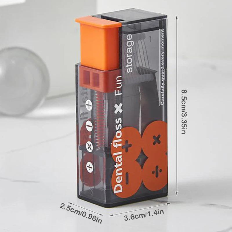 Refillable Portable Dental Floss Dispenser