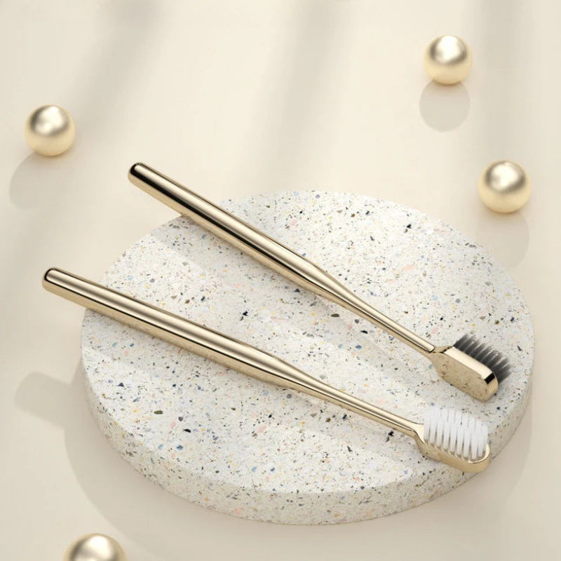 Gold & Silver Dental Brushes (Adult)