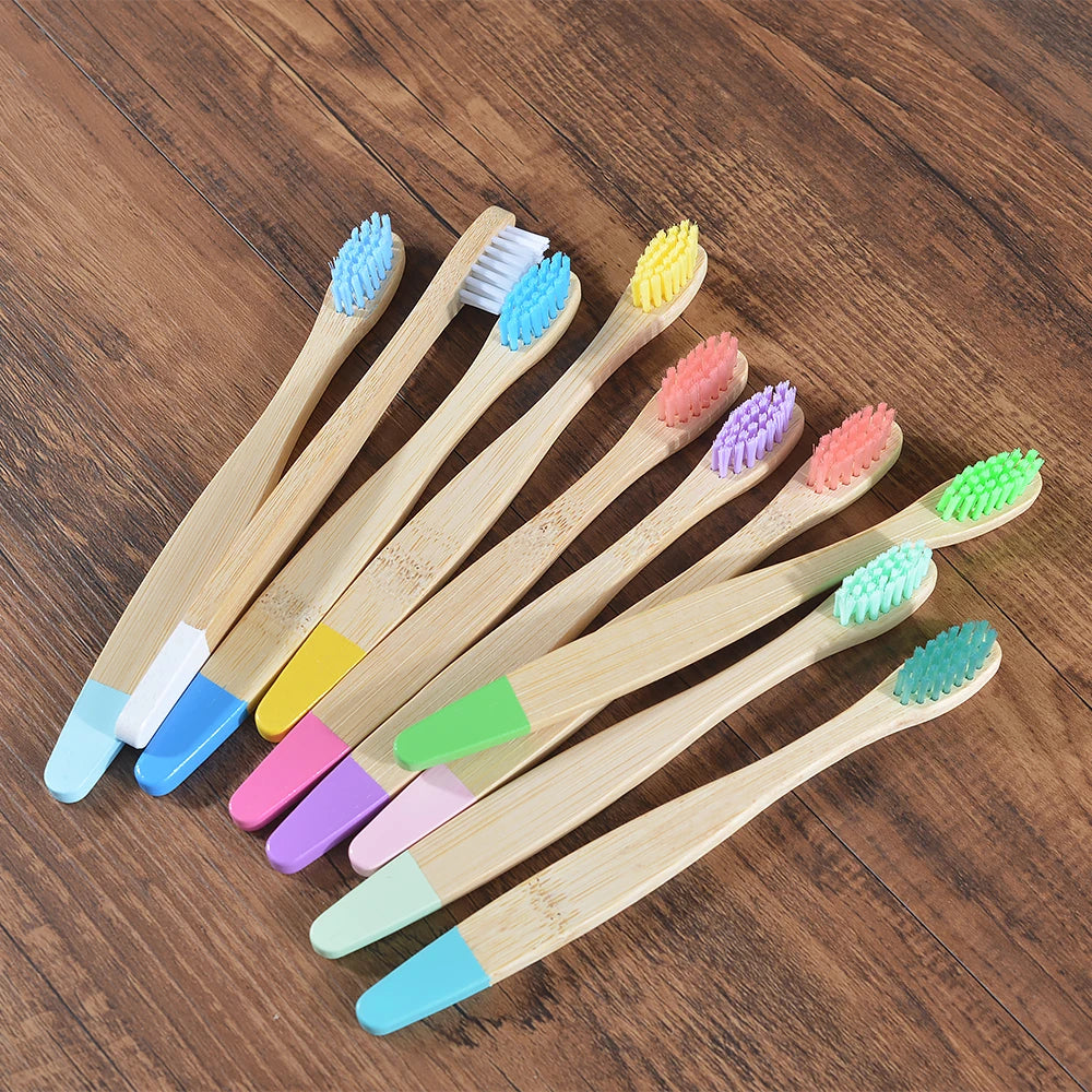 Nylon Bristle Bamboo Toothbrush