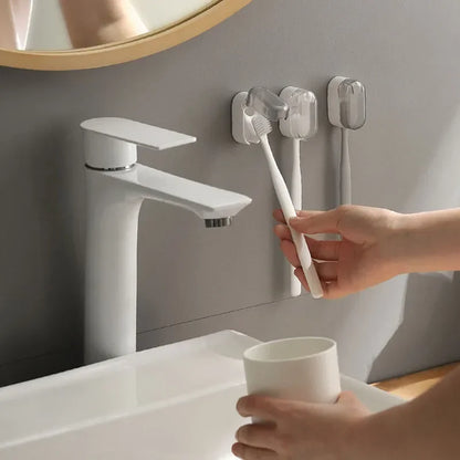 Non-marking Wall-mounted Toothbrush Holder