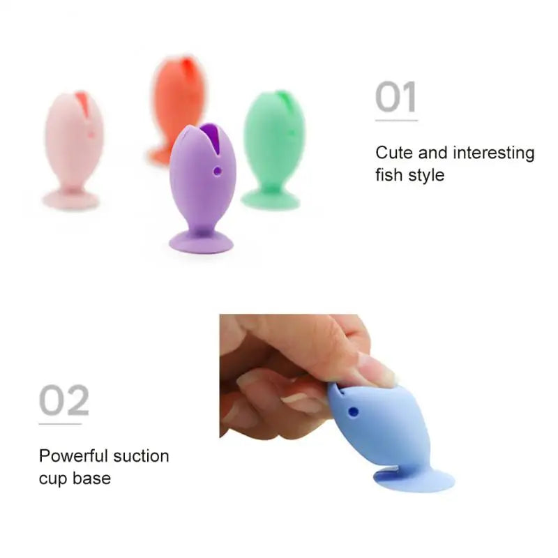 Fish-Shaped Toothbrush Holder