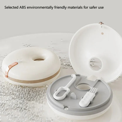 Double-Layer Denture & Retainer Case | Portable Dental Storage Box