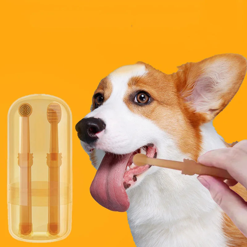 Dog (Cat) Silicone Soft Toothbrush