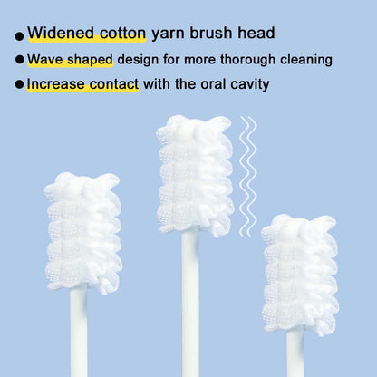 30PCS Baby Oral Cleaning Swabs | Disposable Tongue & Gum Cleaners