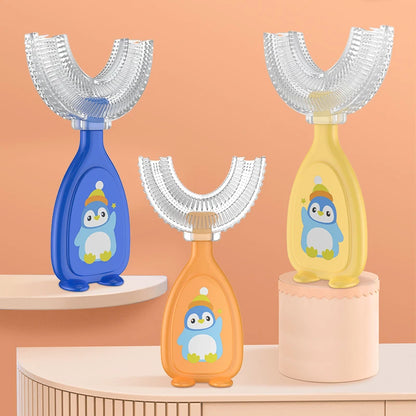 Training Toothbrush with Soft Silicone for Baby