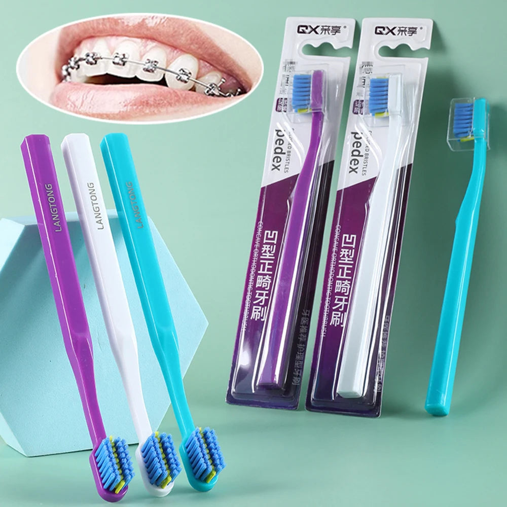 Adult Toothbrush for Braces Orthodontic