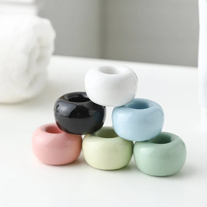 Small! Ceramic Toothbrush Holder for Bathroom