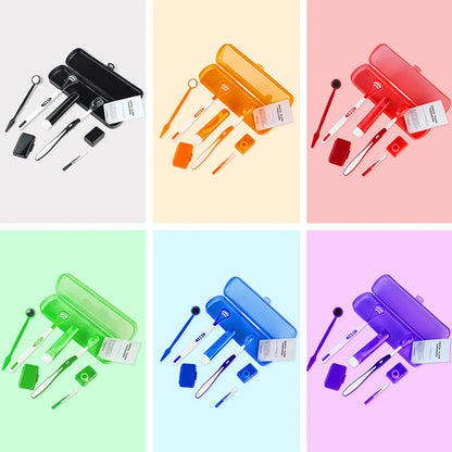 Portable Travel Dental Kit for Braces – 8-Piece Oral Care Cleaning Set