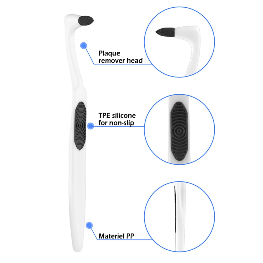 Manual Tooth Stain Remover for Tartar, Tea & Smoke Stains - Interdental Oral Care Tool