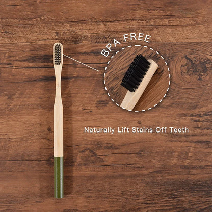 Medium Bristles Eco-Friendly Toothbrush Set