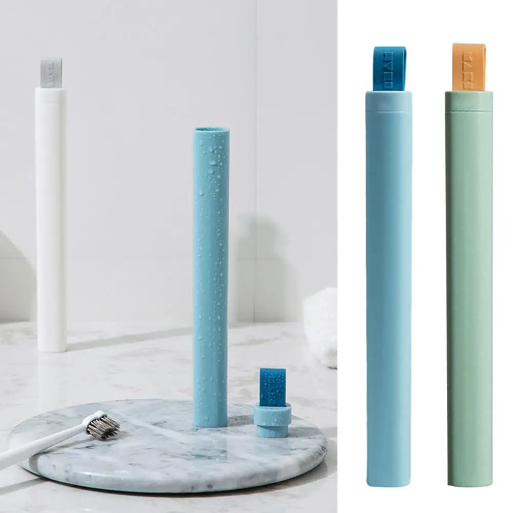 Compact Silicone Toothbrush Holder