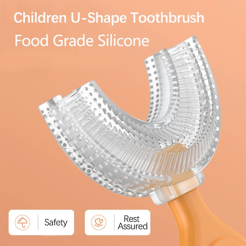 Soft Silicone Training Toothbrush for Dental Oral Care