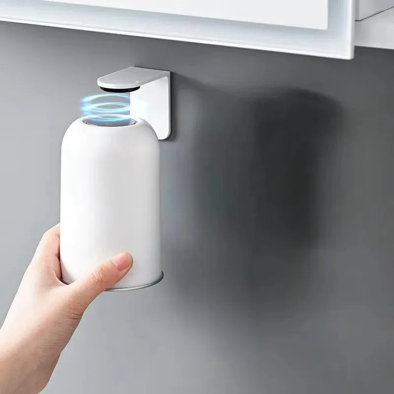 304 Stainless Steel Magnetic Mouthwash Cup | Wall Mounted No-Drill Bathroom Cup