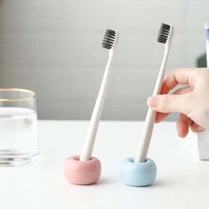 Soft Color Ceramic Toothbrush Holder