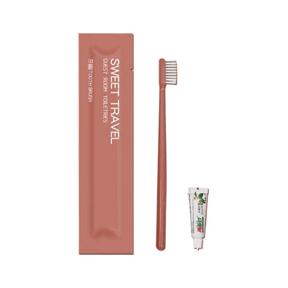 100 Pieces Disposable Travel Toothbrush Set – Individually Wrapped Hotel & Airbnb Guest Dental Kits