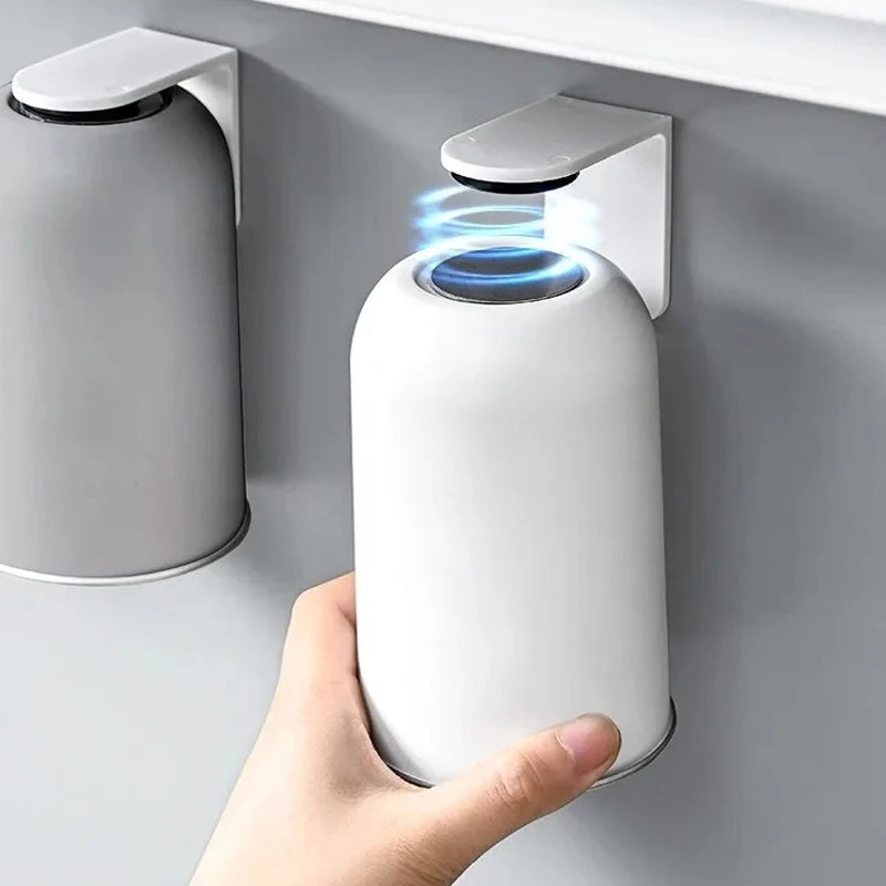 304 Stainless Steel Magnetic Mouthwash Cup | Wall Mounted No-Drill Bathroom Cup