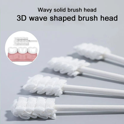 30PCS Baby Oral Cleaning Swabs | Disposable Tongue & Gum Cleaners