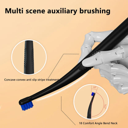 End Tuft Toothbrush – Small Head Interdental Brush for Deep Teeth & Gum Cleaning (Adult, 1 Piece)