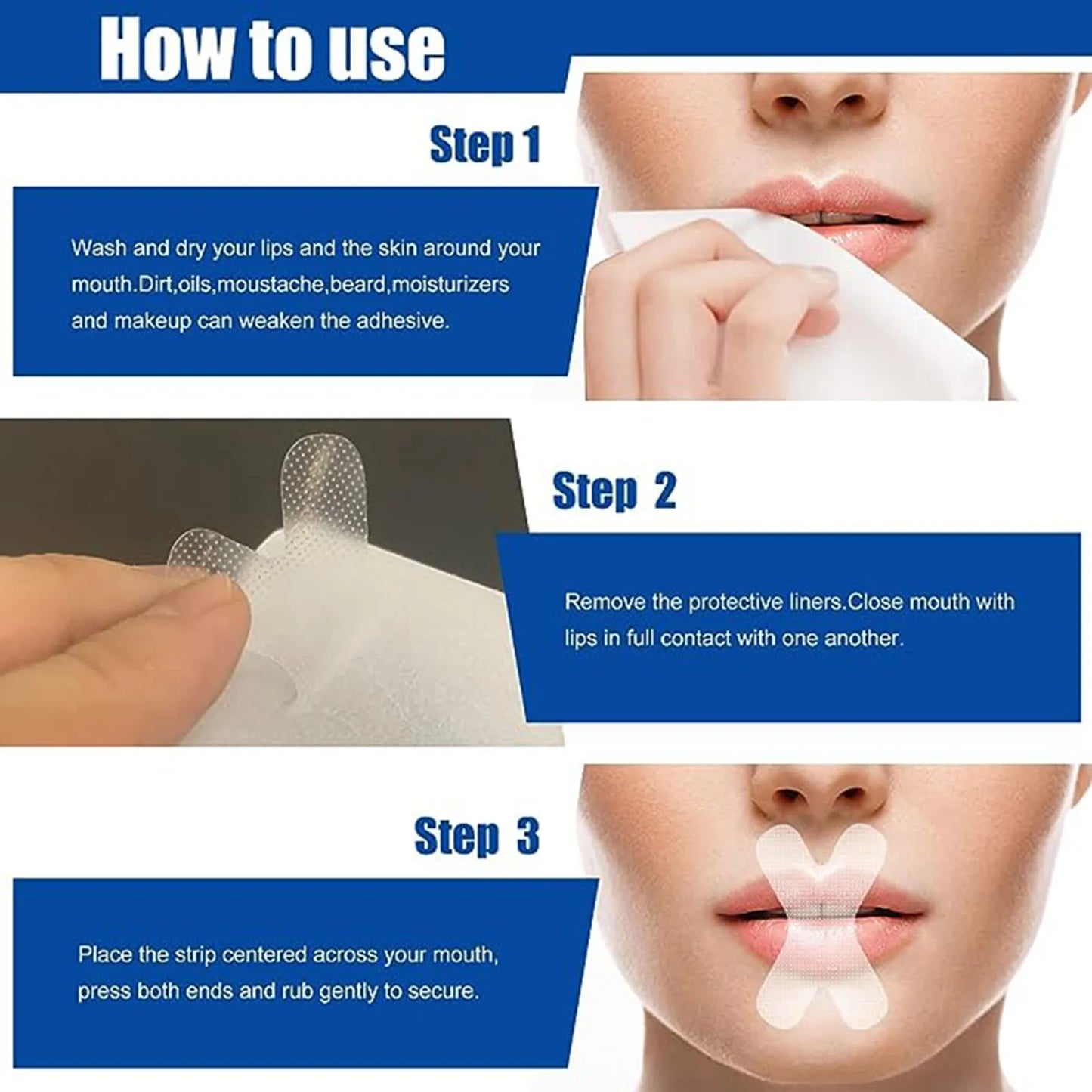 Transparent Anti-Snoring Nasal Strips | Breathable Nose Patches