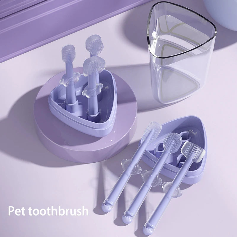 Pet Silica Gel Toothbrush