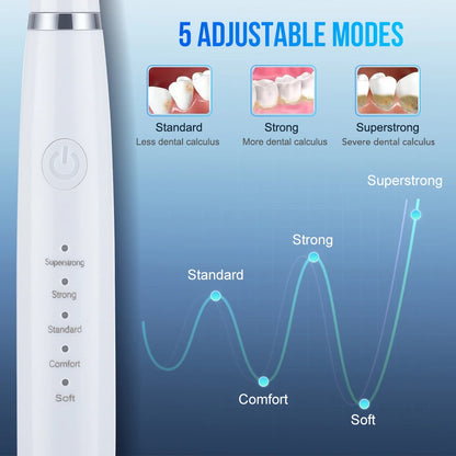 6 in 1 Ultrasonic Teeth Plaque Cleaner