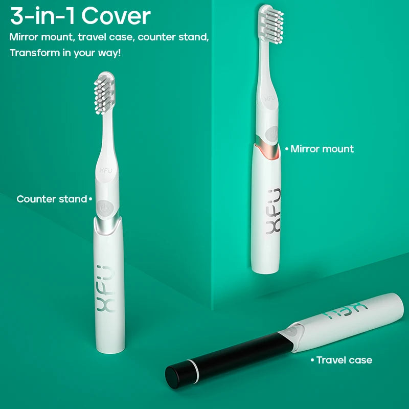 Portable Toothbrush Travel with Dust Cover