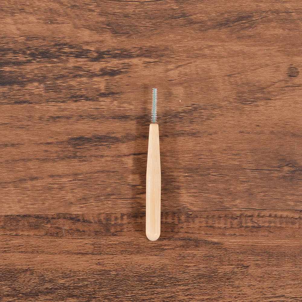 Bamboo Interdental Brushes (30 Pack) | 0.4mm Biodegradable Teeth Cleaning Brushes