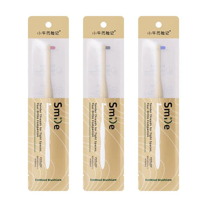 Bamboo Interdental Brush for Plaque & Tooth Stain Removal (1–10 Pieces)